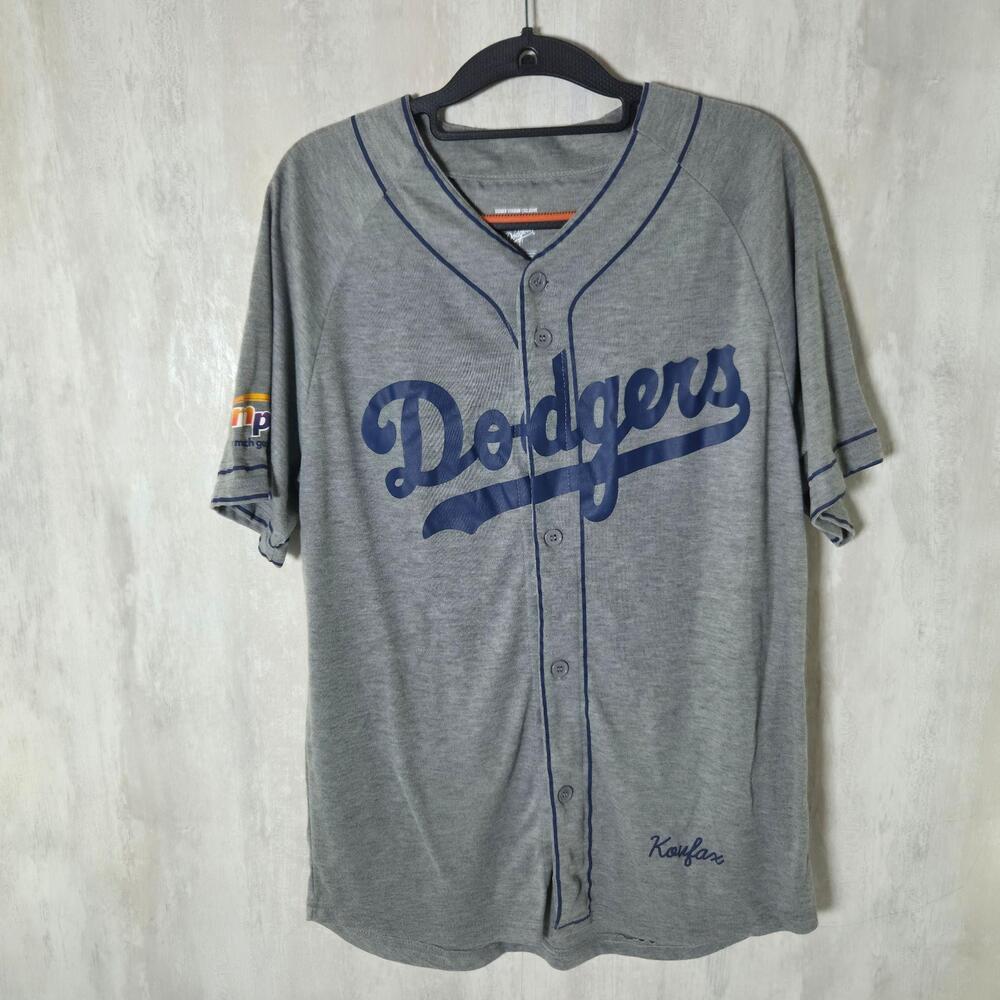Los Angeles Dodgers Baseball Jersey Mens Medium Sandy Koufax MLB Dodger Stadium